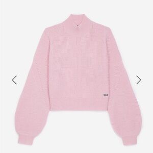 The Kooples pink soft wool sweater